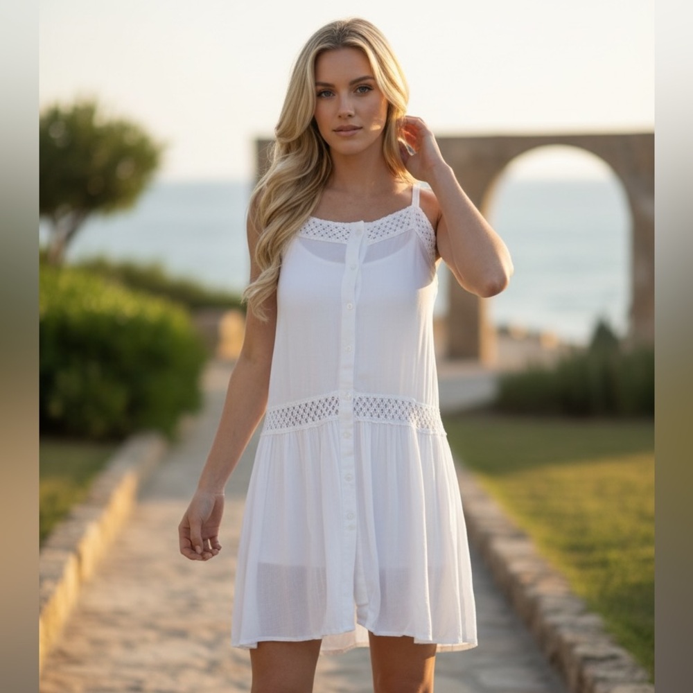 Creme De La Creme Ethereal Leia Boho Chic Flowy Dress•XL-1X